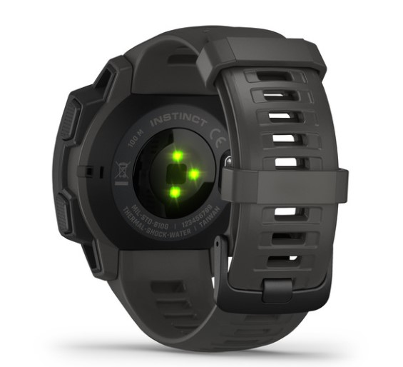 Garmin Instinct, Rugged Outdoor Watch with GPS side view