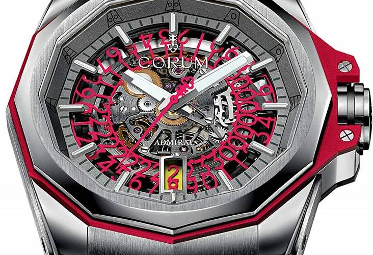 Corum Admiral Cup 45 Red Squelette Review