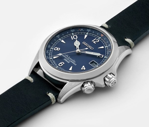 The Seiko U.S. Limited Edition Alpinist side view